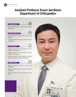 [ENG_Professor Introduction] Kwon Jae-Beom (Orthopedics)